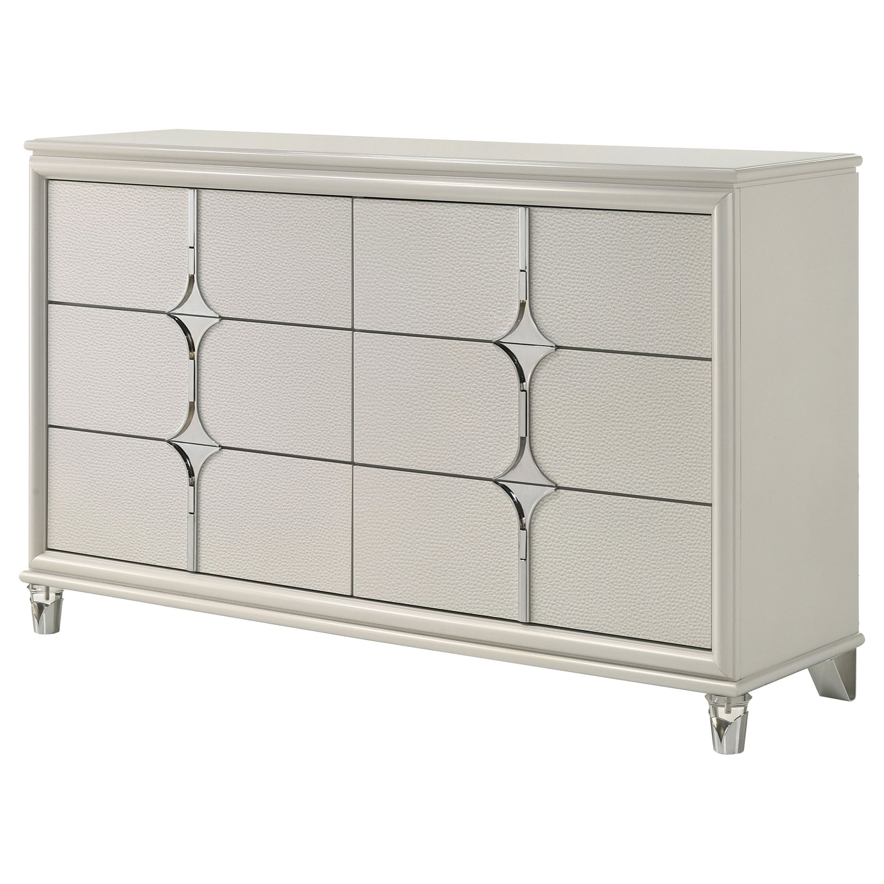 Olivia White Dresser - Ornate Home