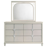 Olivia White Dresser and Mirror - Ornate Home