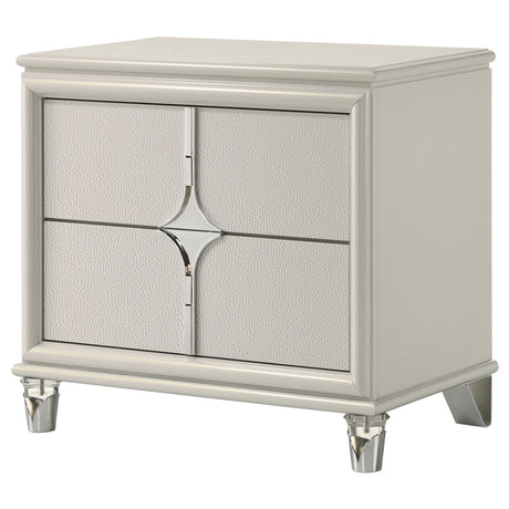 Olivia White Nightstand - Ornate Home