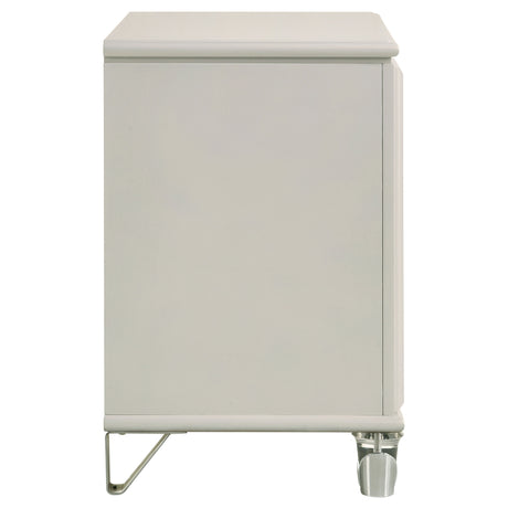 Olivia White Nightstand - Ornate Home