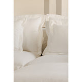 Olivia White Ottoman - Ornate Home