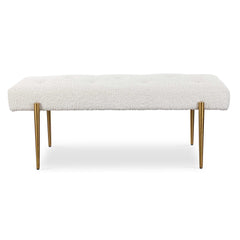 Olivier White Bench - Ornate Home