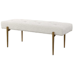 Olivier White Bench - Ornate Home