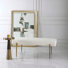 Olivier White Bench - Ornate Home