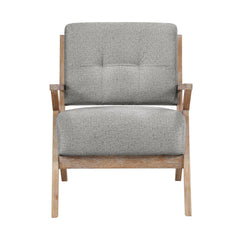 Ollen Gray Accent Chair - Ornate Home