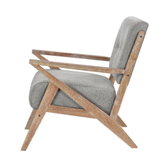 Ollen Gray Accent Chair - Ornate Home