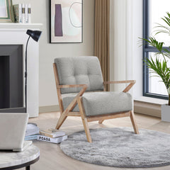 Ollen Gray Accent Chair - Ornate Home