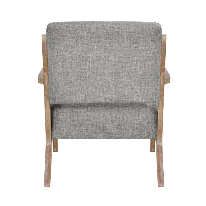 Ollen Gray Accent Chair - Ornate Home