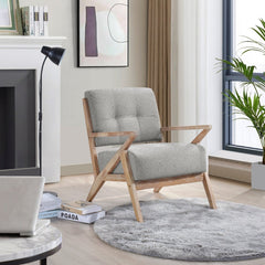 Ollen Gray Accent Chair - Ornate Home