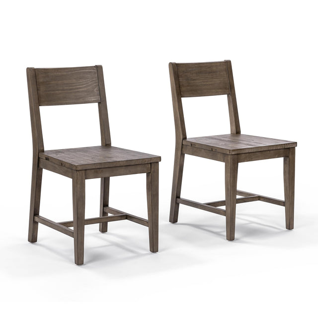 Ollie Brown Dining Chair (Set of 2) - Ornate Home