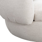 Ollie Ivory Swivel Chair - Ornate Home