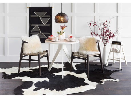 Olmitz Black-Beige Modern Geometric Wall Hanging - Ornate Home