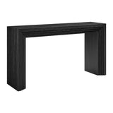 Olney Black 63 Inch Fluted Console Table