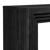 Olney Black 63 Inch Fluted Console Table