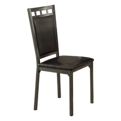 Olney Brown Faux Marble Top 5-Piece Pack Dinette Set - Ornate Home