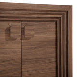 Olney Walnut 4-Door Fluted Sideboard
