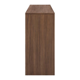 Olney Walnut 63 Inch Fluted Console Table