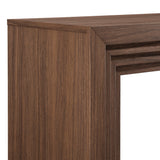 Olney Walnut 63 Inch Fluted Console Table