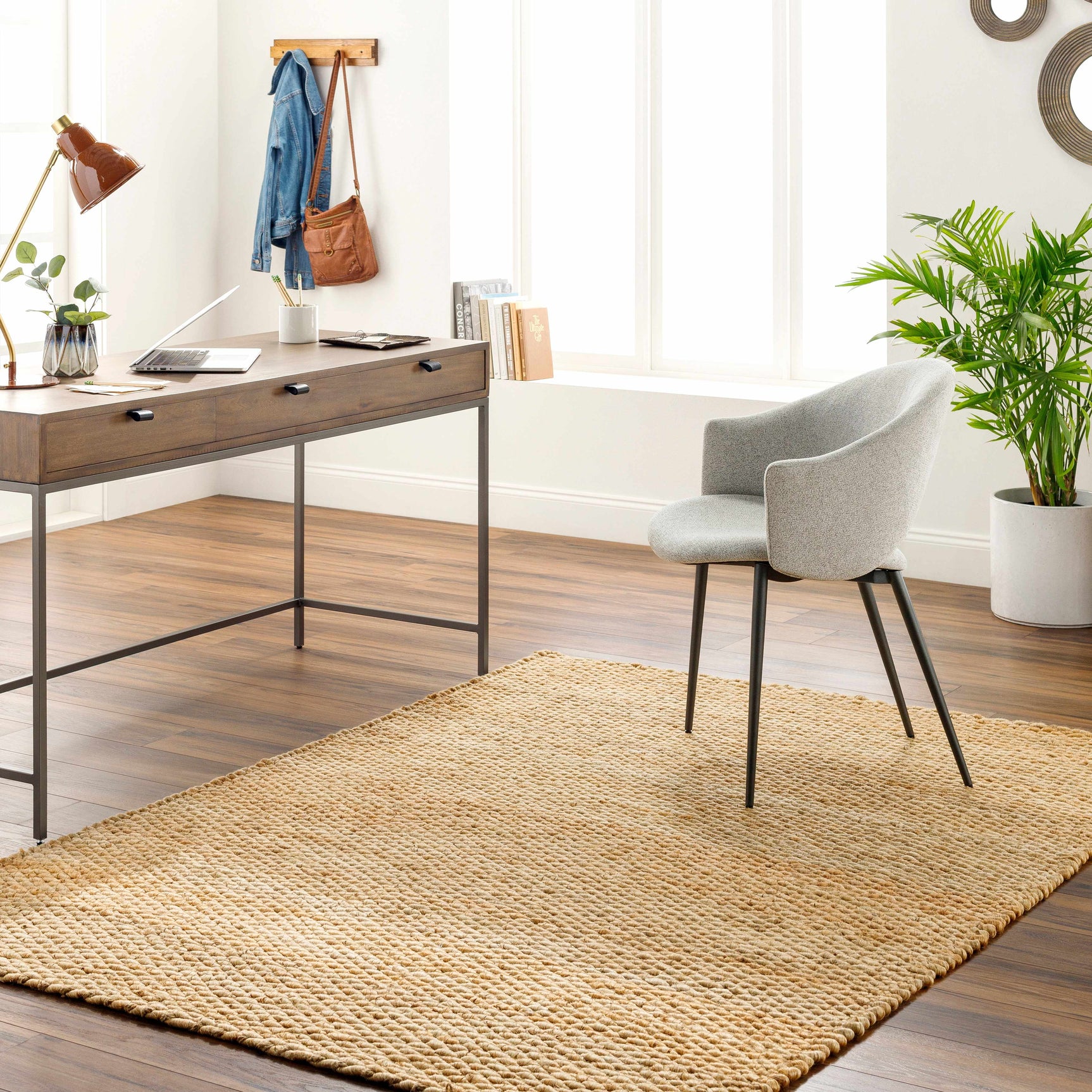 Olof Hand Woven Jute Rug - Clearance - Ornate Home