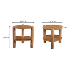 Olsen Vintage Brown Accent Table - Ornate Home