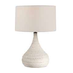 Olsen White Indoor-Outdoor Table Lamp - Ornate Home
