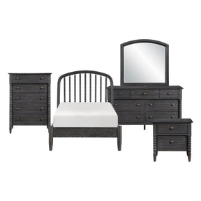 Olson Blue 5pc Bedroom Set - Ornate Home
