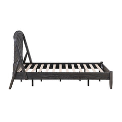Olson Blue Full Platform Bed - Ornate Home