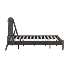 Olson Blue Full Platform Bed - Ornate Home
