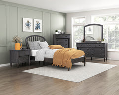 Olson Blue Twin Platform Bed - Ornate Home