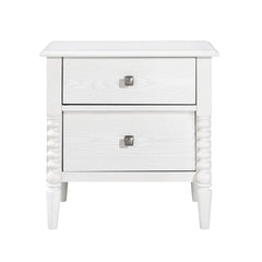 Olson Silver Nightstand - Ornate Home