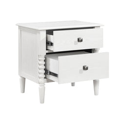 Olson Silver Nightstand - Ornate Home