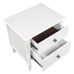 Olson Silver Nightstand - Ornate Home