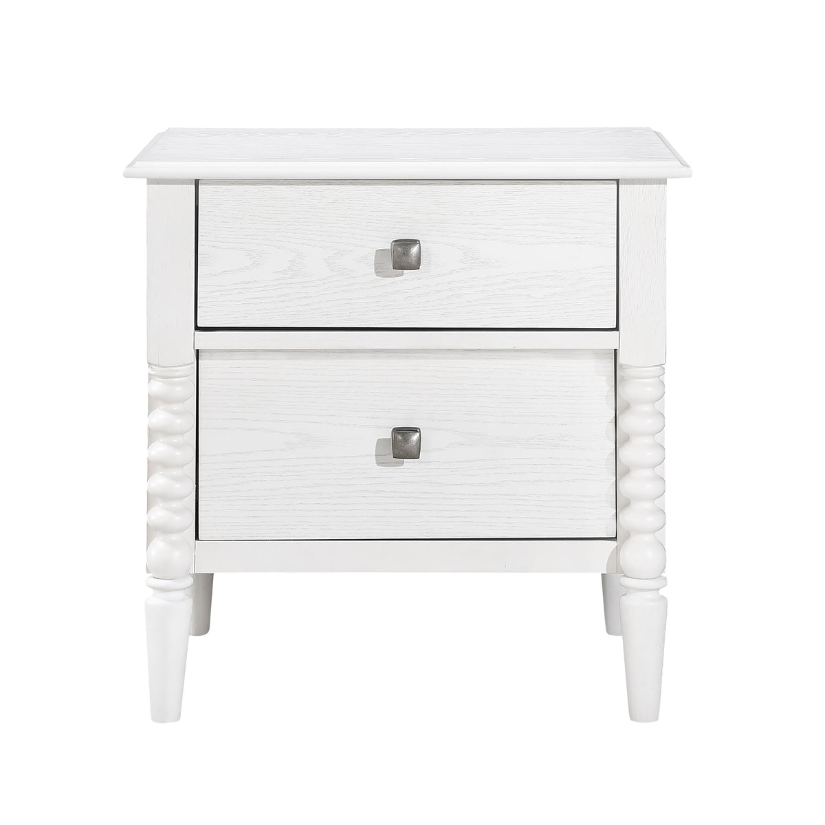 Olson Silver Nightstand - Ornate Home