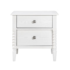 Olson Silver Nightstand - Ornate Home
