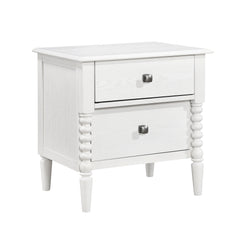 Olson Silver Nightstand - Ornate Home