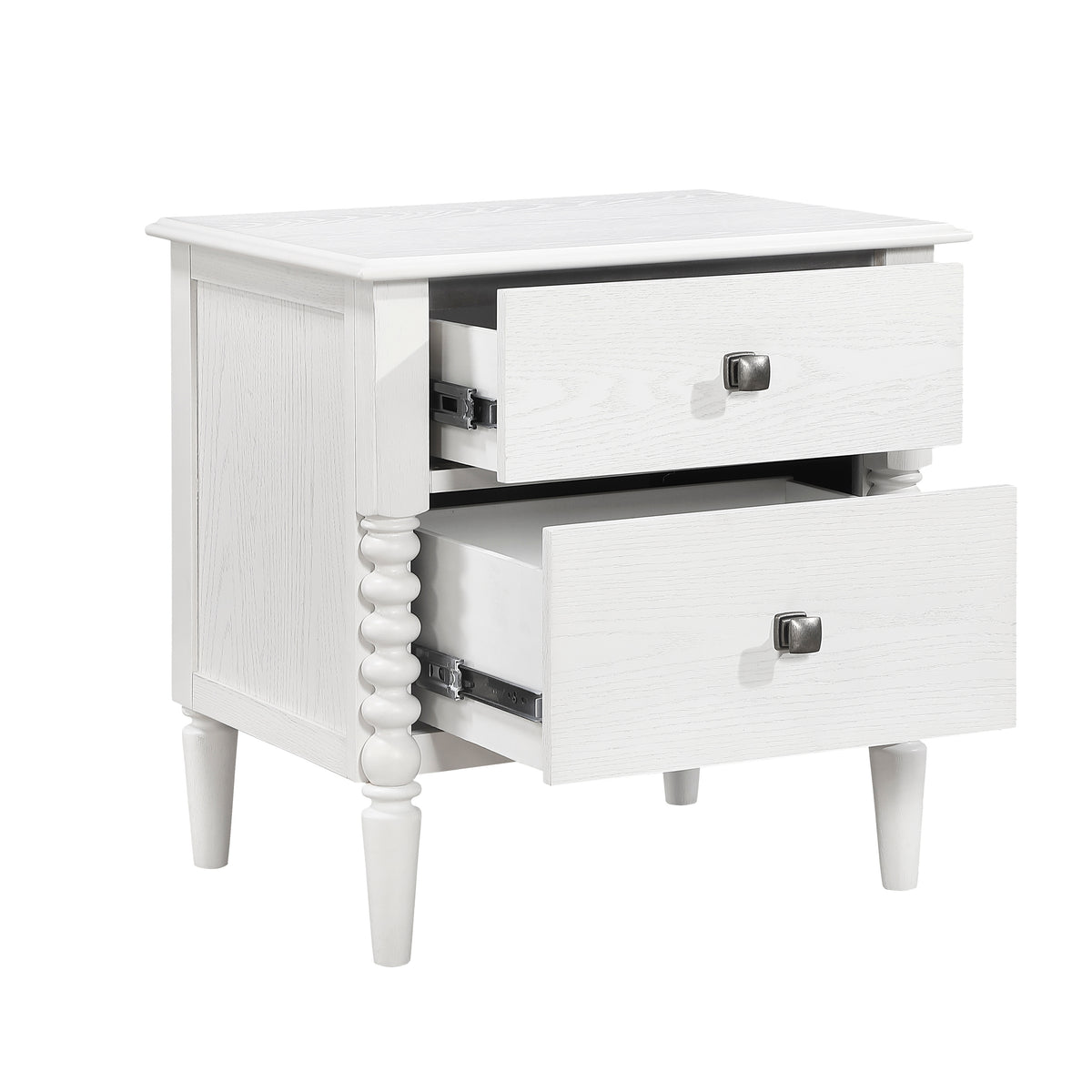 Olson Silver Nightstand - Ornate Home