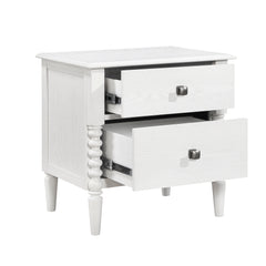 Olson Silver Nightstand - Ornate Home