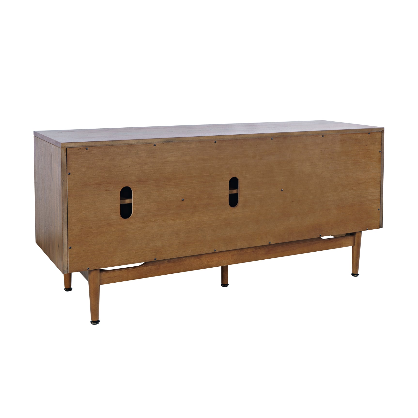 Olson Walnut Media Console 57 - Ornate Home