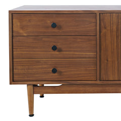Olson Walnut Media Console 57 - Ornate Home