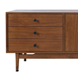 Olson Walnut Media Console 67 - Ornate Home