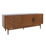 Olson Walnut Media Console 67 - Ornate Home