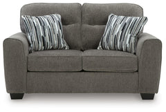 Olten Graphite 2 Loveseats - Ornate Home