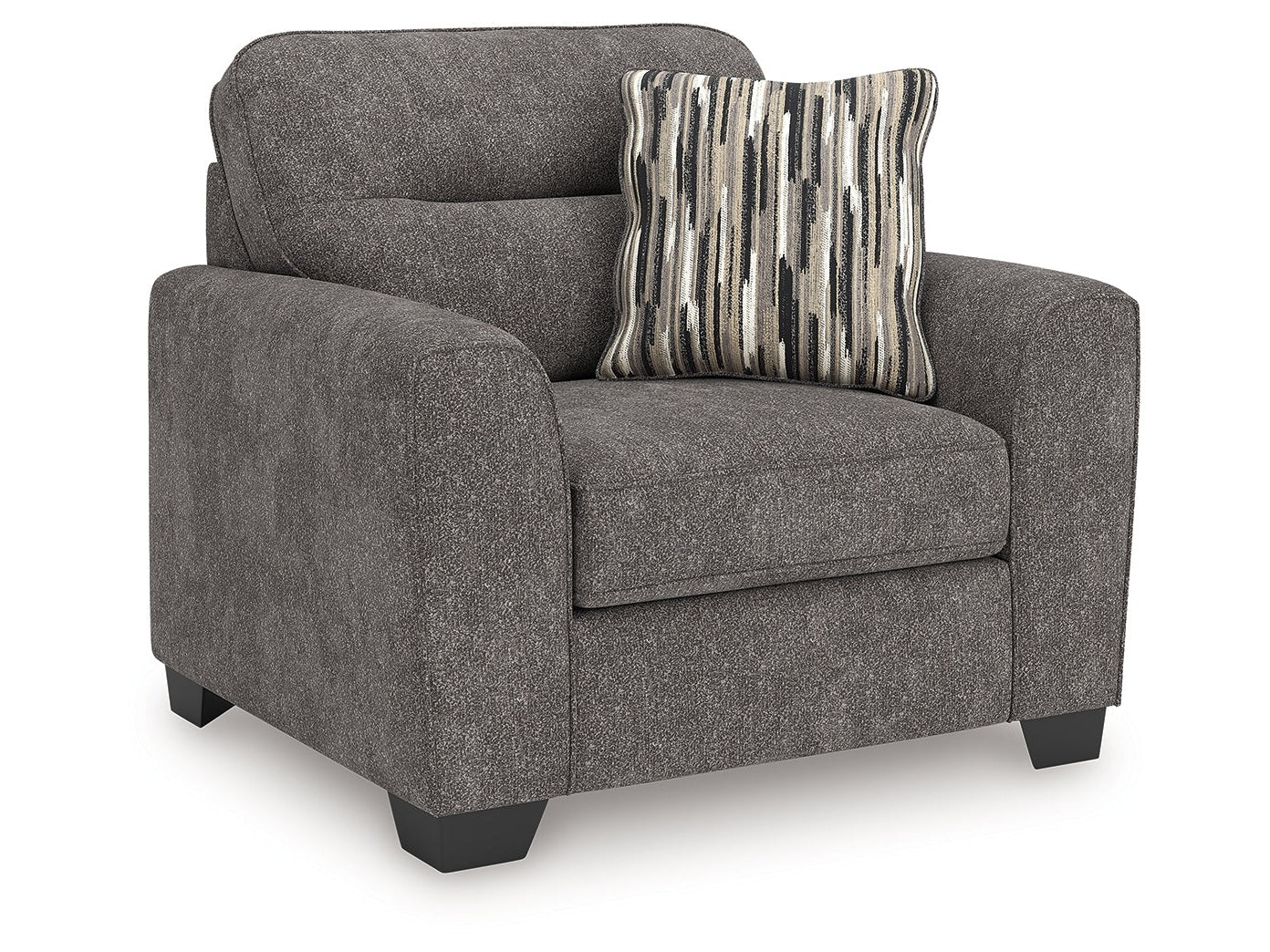 Olten Graphite Chair and a Half (Online Special Price) - Ornate Home