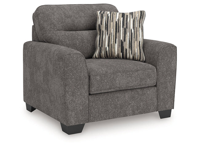 Olten Graphite Chair and a Half (Online Special Price) - Ornate Home