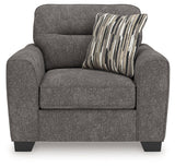 Olten Graphite Chair and a Half (Online Special Price) - Ornate Home