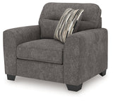 Olten Graphite Chair and a Half (Online Special Price) - Ornate Home