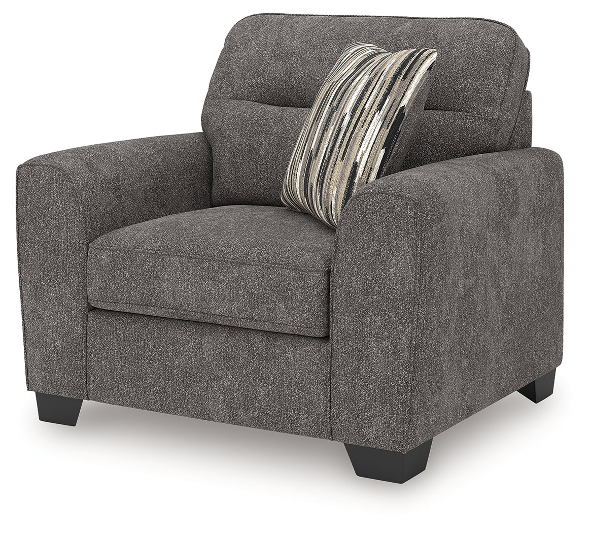 Olten Graphite Chair and a Half (Online Special Price) - Ornate Home