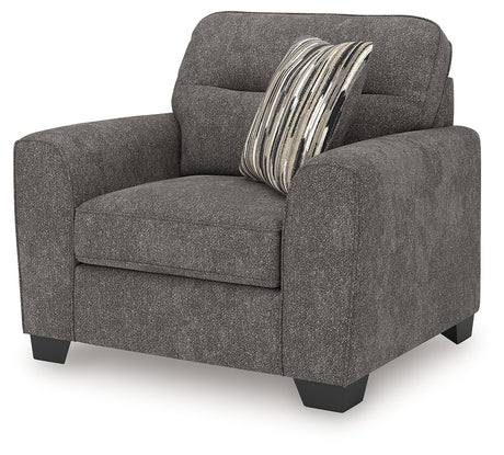 Olten Graphite Chair and a Half - Ornate Home