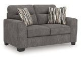 Olten Graphite Loveseat (Online Special Price) - Ornate Home