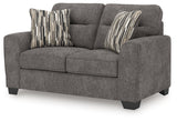 Olten Graphite Loveseat (Online Special Price) - Ornate Home